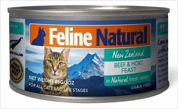 Feline Natural Beef and Hoki Feast Grain-Free Canned Cat Foods