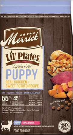 Merrick grain free puppy dog food