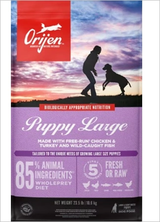 Orijen puppy grain free dog food